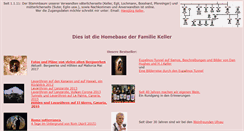 Desktop Screenshot of familie-keller.ch
